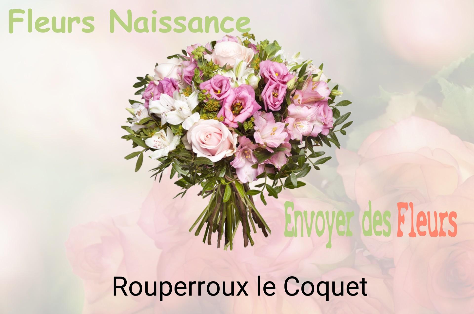 Bouquet de fleurs de naissance livré à Rouperroux-le-Coquet
